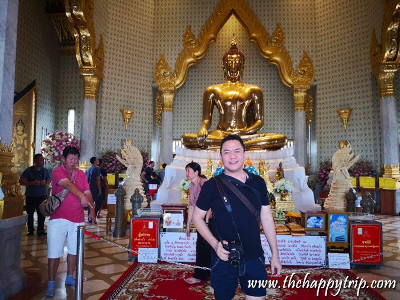 The Author at the Golden Buddha, Thailand The Author at the Golden Buddha, Thailand