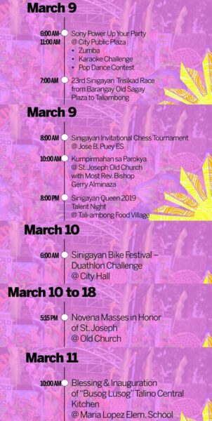 SCHEDULE OF ACTIVITIES SCHEDULE OF ACTIVITIES