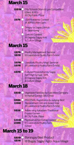 SCHEDULE OF ACTIVITIES SCHEDULE OF ACTIVITIES